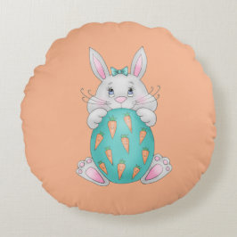 Paasbunny Rond Kussen
