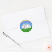 Paasbunny Ronde Sticker (Envelop)