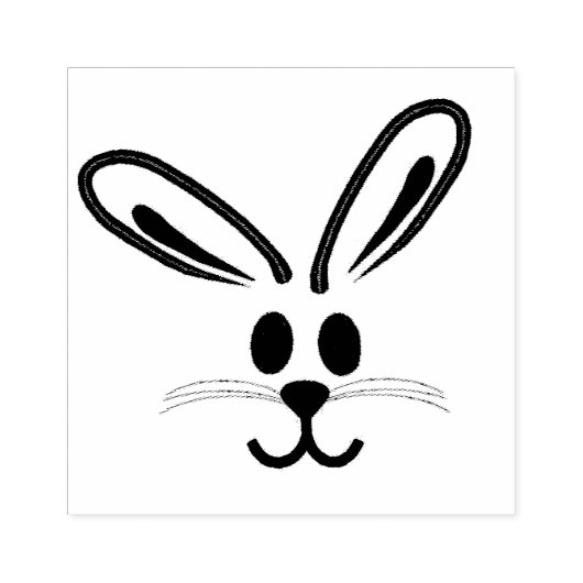 Paasbunny Rubberstempel (Afrduk)