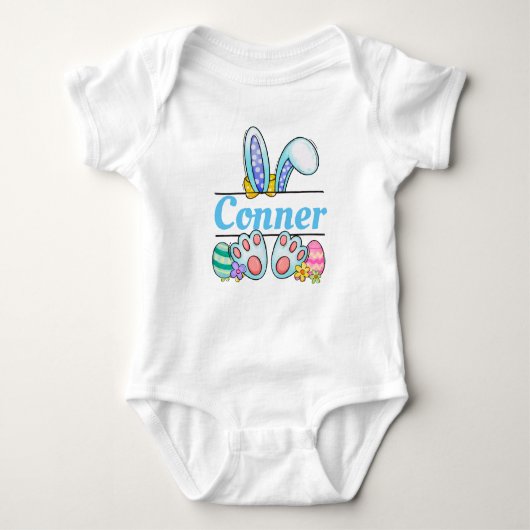 Paasbunny shirt voor baby kinder meisje cadeau (Voorkant)