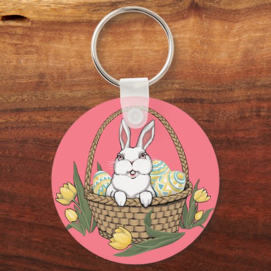 Paasbunny Sleutelhanger Festive Easter Keepsakes (Voorkant)