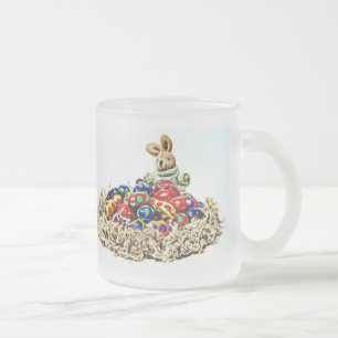 Paasbunny Snoep Nest Matglas Koffiemok