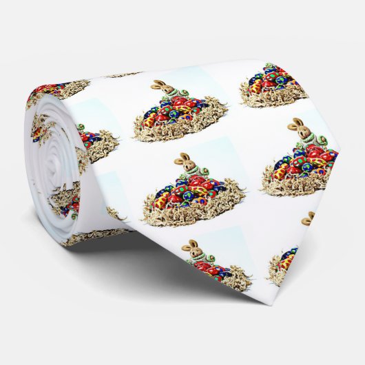 Paasbunny Snoep Nest Stropdas (Opgerold)