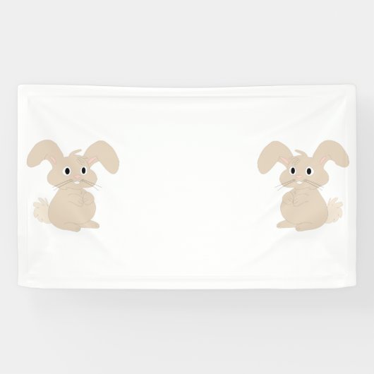 Paasbunny Spandoek (Horizontaal)
