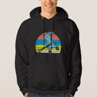 PaasBunny-spellen Ice Hockey Retro-Mannen W Hoodie