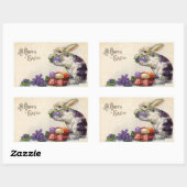  paasbunny-Sticker Rechthoekige Sticker (Vel)