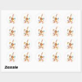 PaasBunny-sticker Ronde Sticker (Vel)