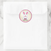 PaasBunny-sticker Ronde Sticker (Tas)
