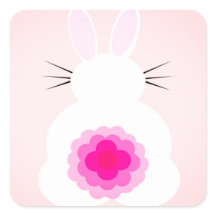 Paasbunny Stickers