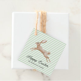 Paasbunny Striped Bedankjes Labels