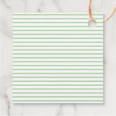 Paasbunny Striped Bedankjes Labels (Achterkant)