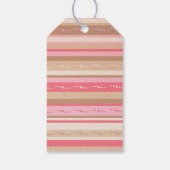 Paasbunny Striped Cadeaulabel (Achterkant)