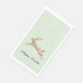 Paasbunny Striped Servet (Hoek)