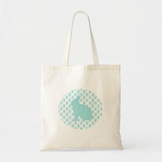 PaasBunny Swirls Totebag, lichtblauw Tote Bag (Voorkant)