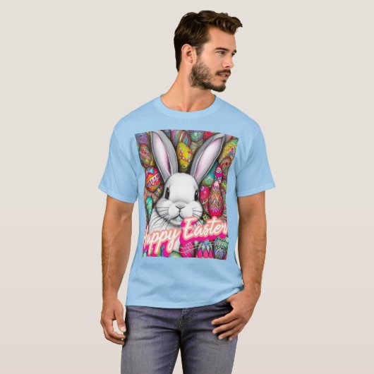 Paasbunny T-shirt (Voorkant volledig)