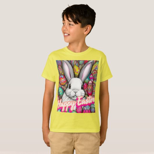 Paasbunny T-shirt (Voorkant volledig)
