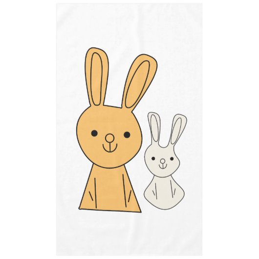 Paasbunny Tafelkleed (Voorkant)