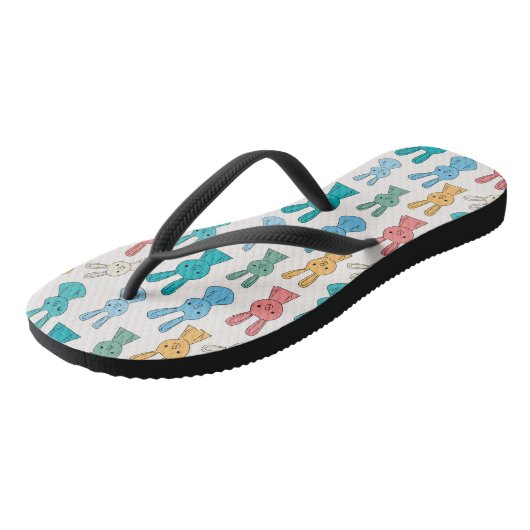 Paasbunny Teenslippers (Schuin)