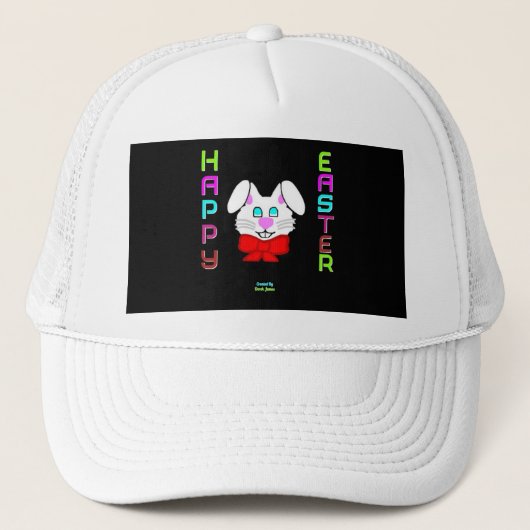 Paasbunny Trucker Hat Pet (Voorkant)