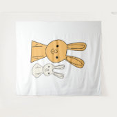 Paasbunny Wandkleed (Voorkant (horizontaal))