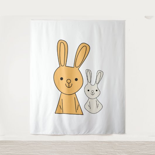 Paasbunny Wandkleed (Voorkant)