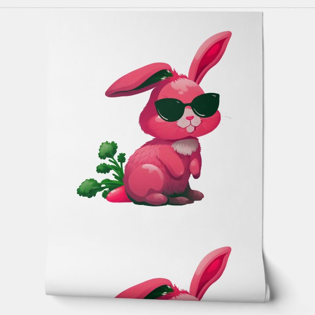 Paasbunny ziet het coole paaskonijn behang (Afrollen)