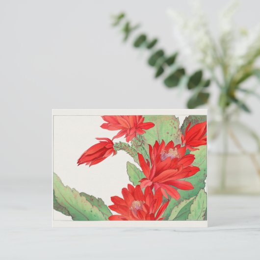 Paascactus van Tanigami Konan Briefkaart (Staand voorkant)