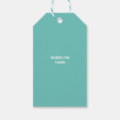 Paascadeau Label met feestelijke eieren Cadeaulabel (Achterkant)