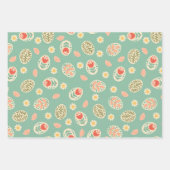 Paascadeau van 3 lentegroen Collectie Inpakpapier Vel (Voorkant)
