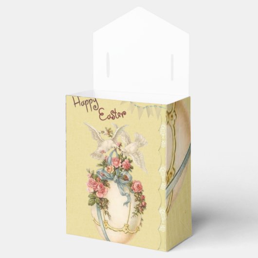 Paascadeaudoos, antiek ontwerp bedankdoosjes (Geopend)