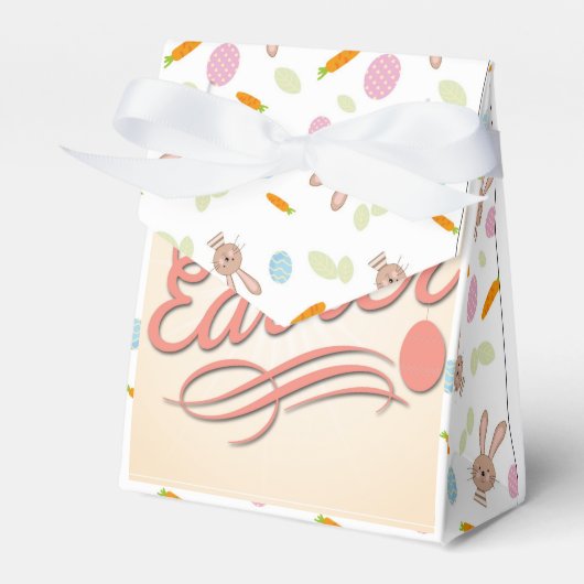 Paascadeaudoos, antiek ontwerpgunstig vak bedankdoosjes (Voorkant Zijde)