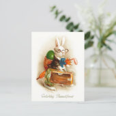 Paasch Nederlandse Vintage Feestdagenkaart (Staand voorkant)