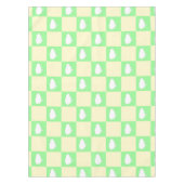 Paaschaakbordpatroon met wit kuikenmotief tafelkleed (Voorkant)