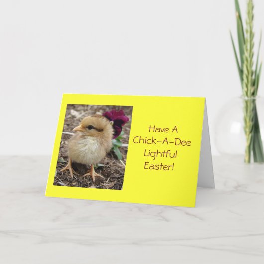 Paaschick-A-Dee Light I Feestdagen Kaart (Voorkant)