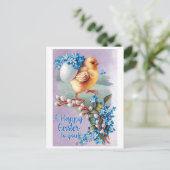  paaschick Bouquet Briefkaart (Staand voorkant)