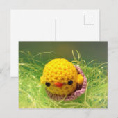 Paaschick briefkaart baby (Voorkant / Achterkant)