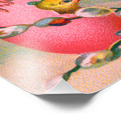 Paaschick Colored Egg Cotton Foto Afdruk (Hoek)