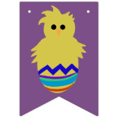 Paaschick Eggs Bunny Bunting Banner (Tweede vlag)