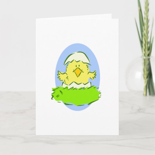Paaschick Feestdagen Kaart (Voorkant)