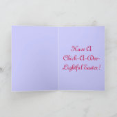 Paaschick Feestdagen Kaart (Binnen)