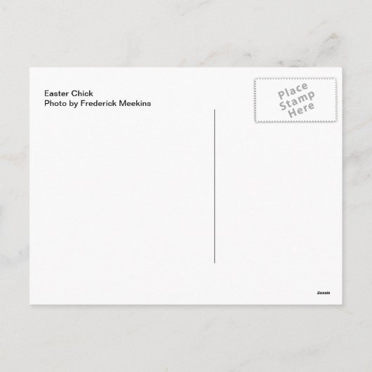 Paaschick Feestdagenkaart (Achterkant)