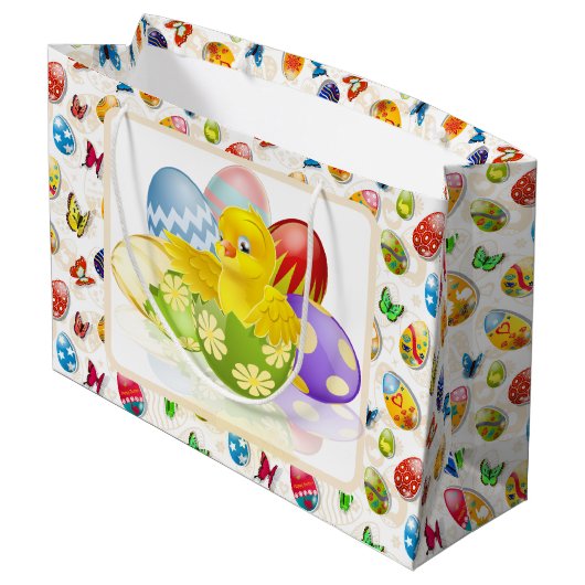 Paaschick Groot Cadeauzakje (Achterkant Gekanteld)