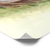 Paaschick Lamb Barn gekleurde gekleurde eieren Poster (Hoek)