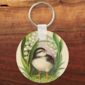 Paaschick Lily van de vallei Sleutelhanger (Voorkant)
