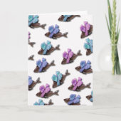 Paaschocolade vis Kaart van de Avril Holiday (Voorkant)