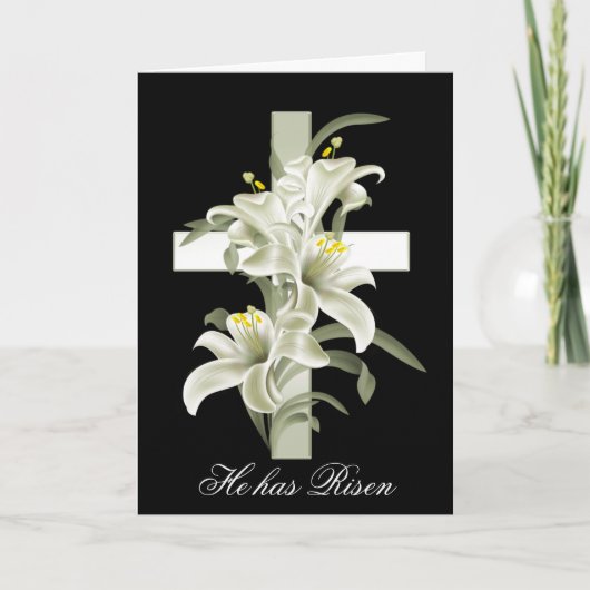 Paaschristendom Hij is ontstaan Feestdagen Kaart (Voorkant)