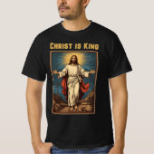 PaasChristus is Koning Christelijk T-shirt (Voorkant)