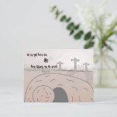 Paascitaat Bijbelvers Feestdagenkaart (Staand voorkant)