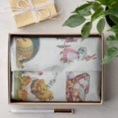 paascollage met Bunnies en Chicken Tissuepapier (Geschenk)