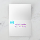 Paascollage uitsparingen feestdagen kaart (Binnen)